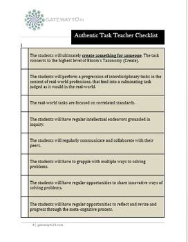 Image result for Performance Task Checklist