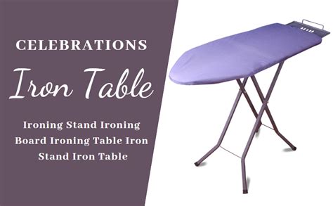 SHRAVYA- Foldable Ironing Board - King Size (L: 53, W: 16, H: 35 Inchs ...