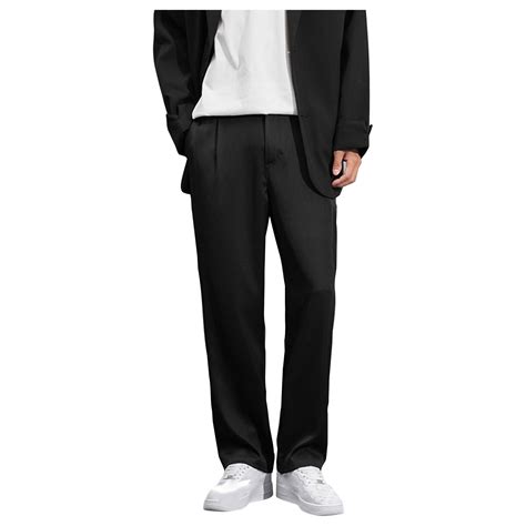 Baggy Sweatpants Men, Mens Golf Pants Stretch Work Dress Pant Button ...
