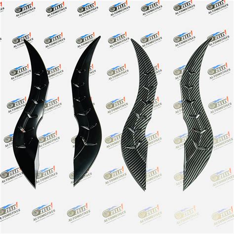 Dragon Horn Car Roof Decoration Set | Carbon & Glossy Black – Zelix ...