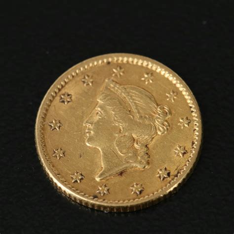 1851 Liberty Head $1 Gold Coin | EBTH