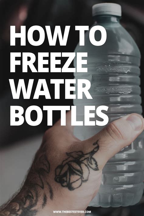 Frozen water bottles – Artofit