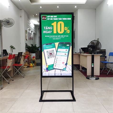 Standee Chân Sắt, Standee Khung Sắt Ngoài Trời tại Hà Nội | 3H