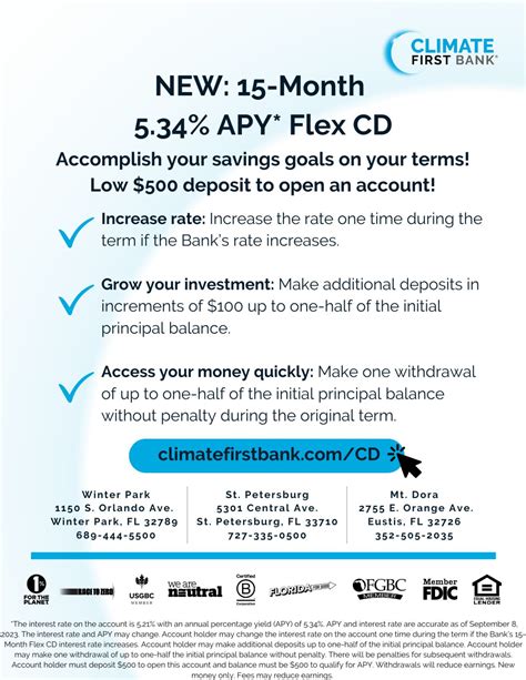 Climate First Bank CD rate offer down below | Corey Jones posted on the ...