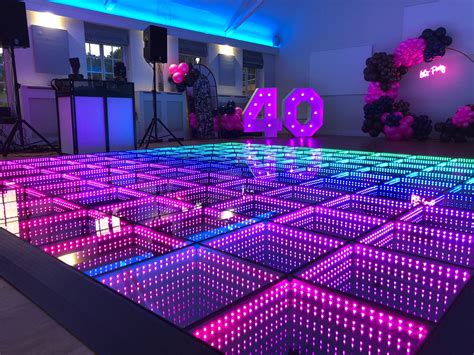 5m x 5m 3D Infinity LED Dance Floor - Event Entertainment in London ...