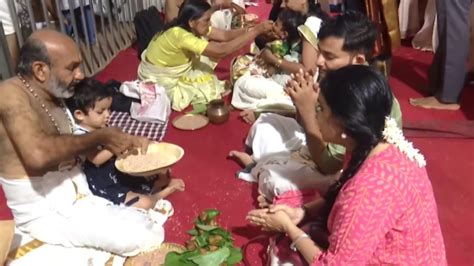 Kerala: Devotees perform ‘Vidyarambham’ ceremony with children at ...