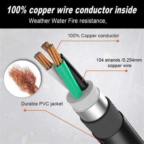 HITBOX Adapter Cord 1.5-Feet 14 AWG Power Extension Cord L6-30R Cable ...