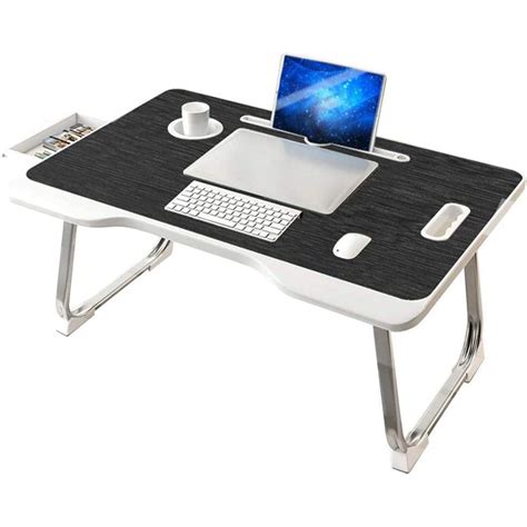 Multipurpose Bed Laptop Table Wood Portable Laptop Table