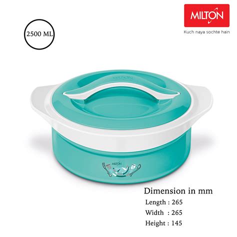 Buy Milton Zenith 2500 Plastice Casserole (2.46 L, Blue) Online at Low ...