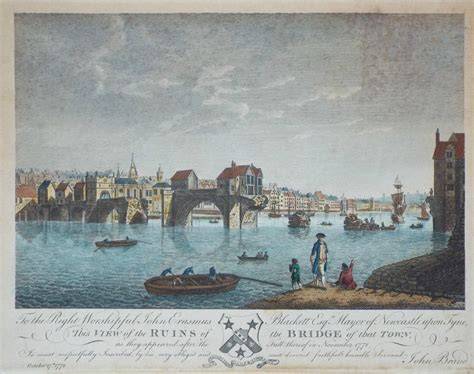 Antique Prints of Newcastle upon Tyne Northumberland