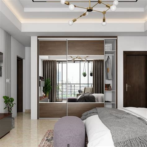 Sleek Ascent: Sliding Floor-to-Ceiling Wardrobe