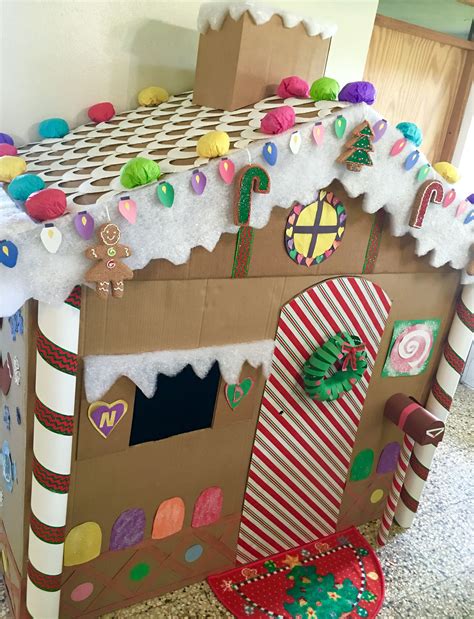 Diy Cardboard Gingerbread House Template, Web Here’s A Little Diy Toy ...