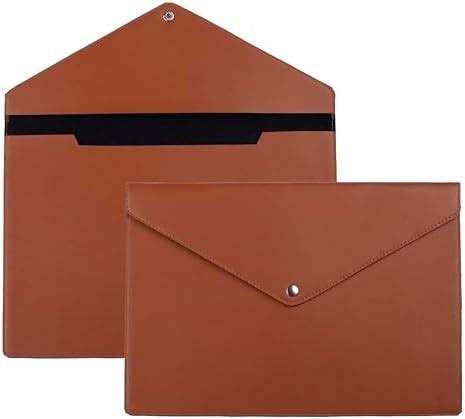 Trade Cart Waterproof PU Leather File Folder A4 Document Holder Storage ...