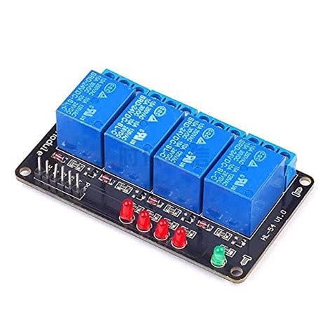 REES52 5V 4 Channel Relay Module For Compatible with arduino uno ...