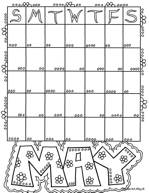 May Coloring Pages To Print