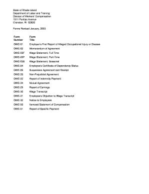 Fillable Online dlt ri dwc 01 ri writable Fax Email Print - pdfFiller