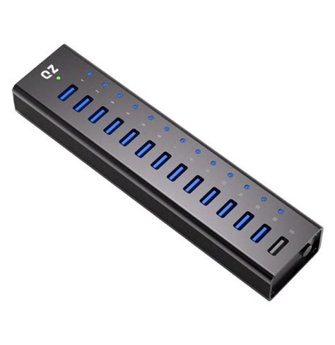 Buy QZ USB Power Hub 14 Port | USB Hub With Power Adapter | USB Hub ...