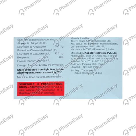 Cosymoxyl 625mg Strip Of 10 Tablets: Uses, Side Effects, Price & Dosage ...