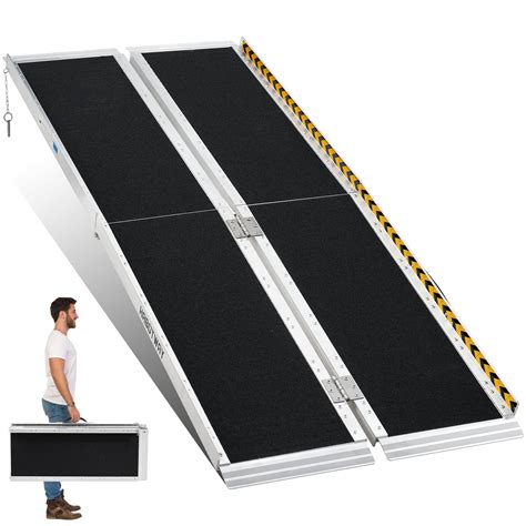 HABUTWAY Portable Wheelchair Ramp 6Ft,Non-Skid Handicap Ramp Holds up ...