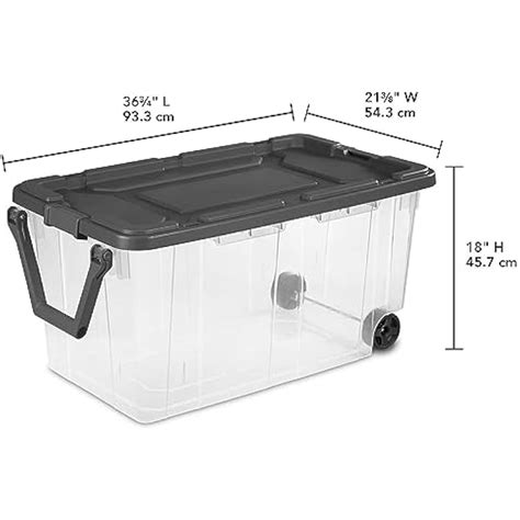 Birsppy YBW AVSAN Wheeled Industrial Tote Plastic Storage India | Ubuy