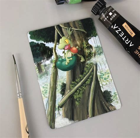 Image result for Treecko Drawing