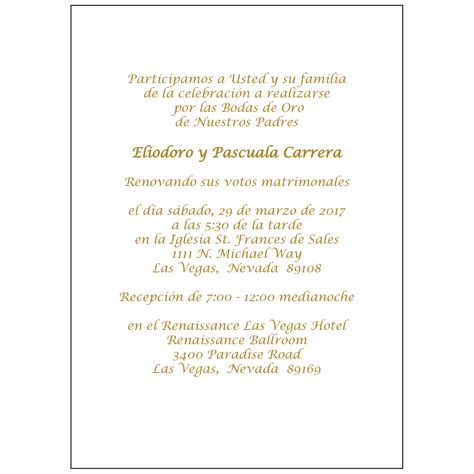 Spanish Wedding Anniversary Party Invitation, Style 1R ⋆ IPV Studio