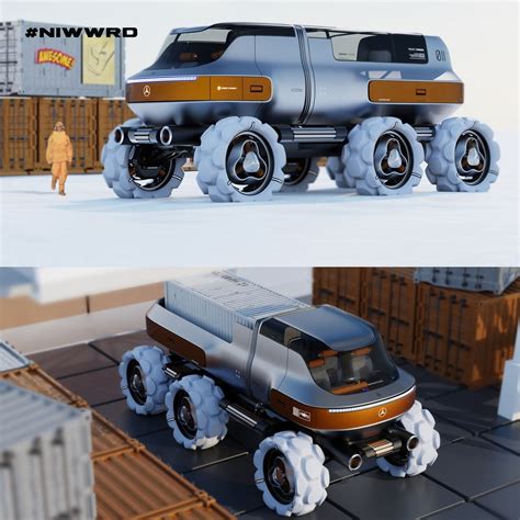 Niwwrd on Instagram: "Mercedes Unimog vision Antarctica | internship project by @siizooovvv ...