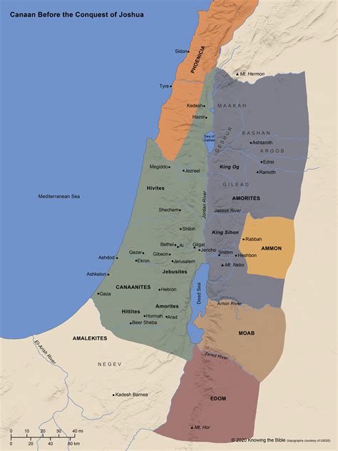 Canaanites Map