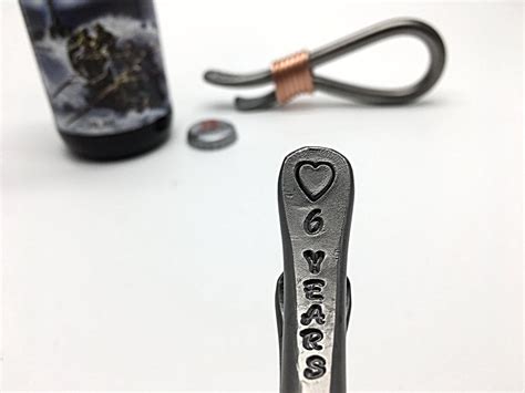 6th Year Iron Wedding Anniversary Gift Bottle Opener for - Etsy Canada