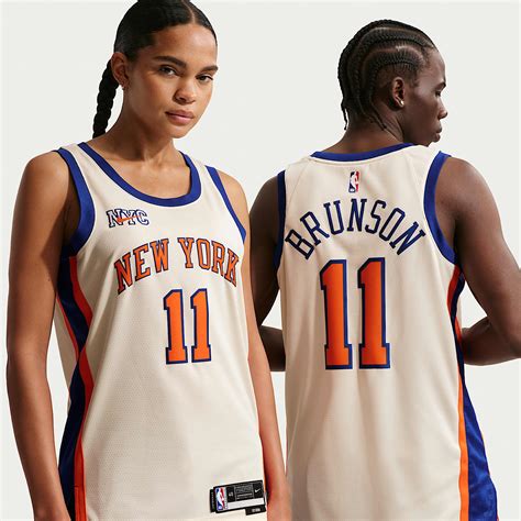 Jalen Brunson New York Knicks City Edition Men's Nike NBA Swingman ...