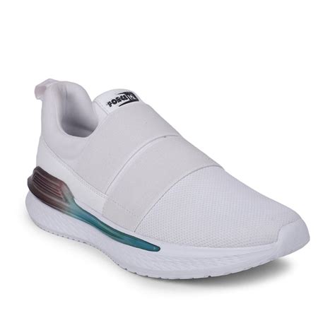 Buy Force 10 White Slip-On Walking Shoes For Men BLAKES-2E