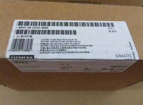 100% NEW SIMATIC 6AV2 124-1DC01-0AX0 in BOX India | Ubuy