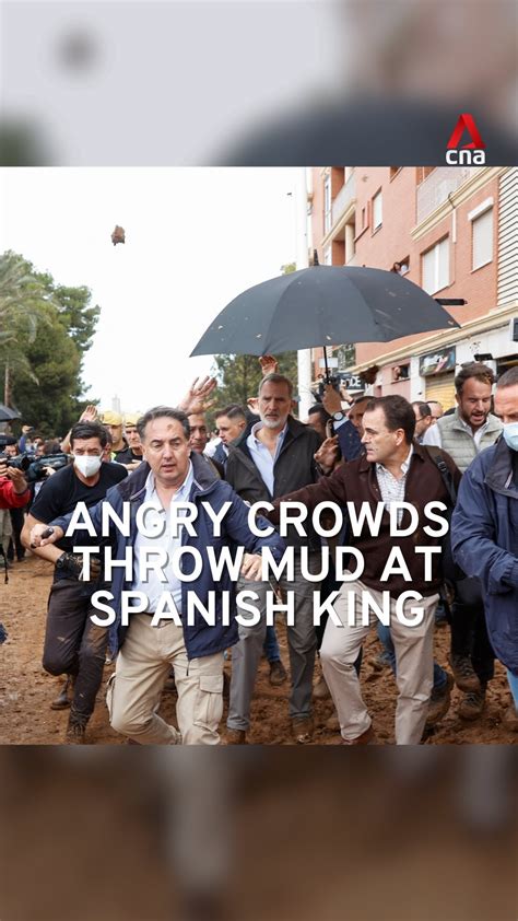 CNA | Angry locals threw mud and hurled insults at the Spanish royals ...