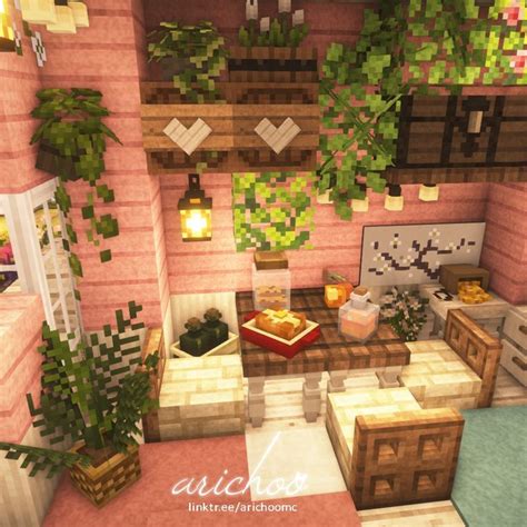 Image result for Minecraft Cottage Core Interior