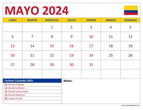 Calendario 2025 Mayo Con Festivos