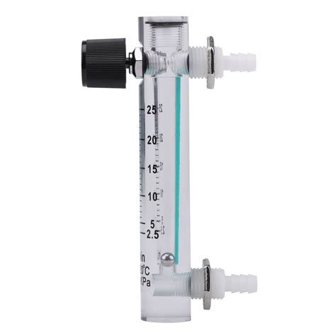 Buy Hilitand LZQ-5 Flowmeter 2.5-25LPM Flow Meter Acrylic Flow Meter ...