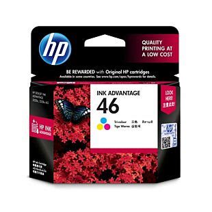 HP 46 Tri-color Original Ink Advantage Cartridge (CZ638AA) - Shop HP ...