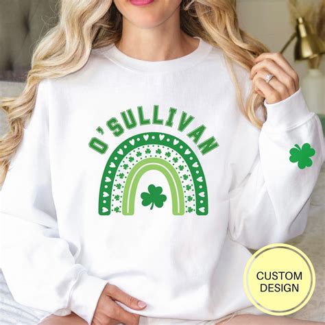 Custom St Patricks Day Shirt, Personalized St Patricks Day Sweatshirt ...