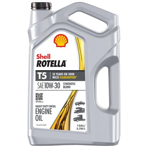 Snapklik.com : Shell Rotella T5 Synthetic Blend 10W-30 Diesel Engine Oil