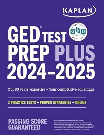 Kaplan GED Test Prep Plus 2024-2025: Includes 2 Full Length Practice ...