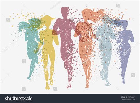 625 Silhouette Running Woman Particles Images, Stock Photos & Vectors | Shutterstock