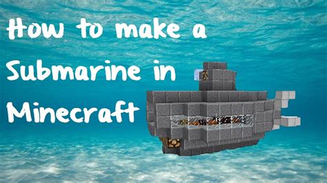 Image result for Submarine Minecraft Build Tutorial