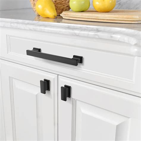Snapklik.com : Asidrama 15 Pack Matte Black Kitchen Cabinet Knobs