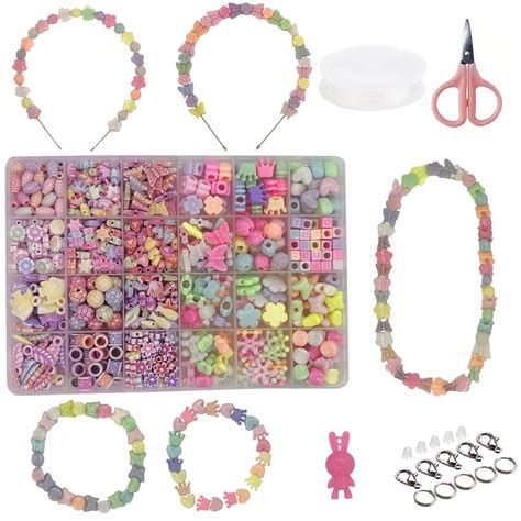 Satmarhz Jewellery Making Kit for Girls, Bracelet Making Kit for Kids ...