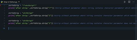 Strip String Python 的图像结果