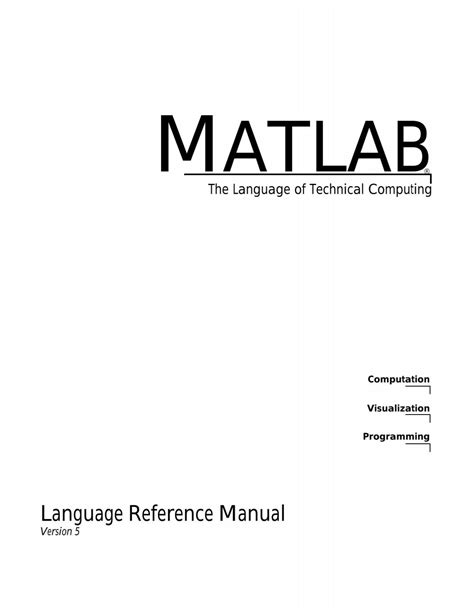 MATLAB Language 的图像结果