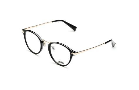 OULE 男女同款超轻纯钛眼镜 时尚圆框近视眼镜钛架 金色_眼镜框_OULE眼镜网