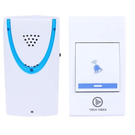 Tech Vibes Wireless Door Bell Kits for Home and Calling Bell for Office ...