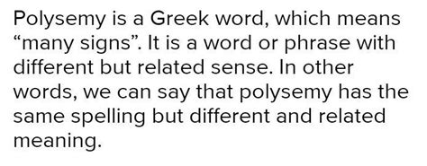 What does polysemy mean in the context of text mining? - Brainly.in