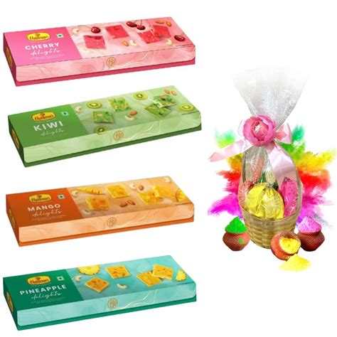 Haldirams Nagpur Cherry Delight(125g), Kiwi Delight(125g), Mango ...